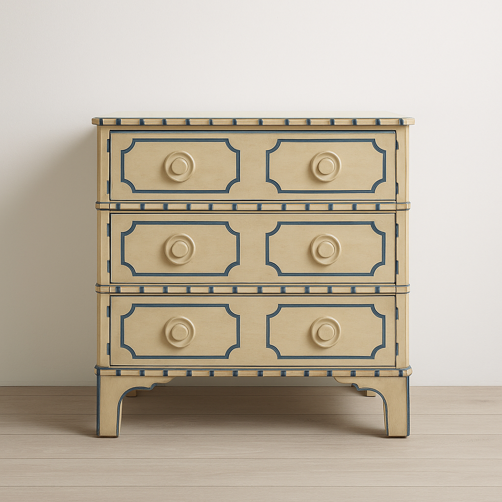 Claire Vintage Chest of Drawers – Hand-Painted Dresser