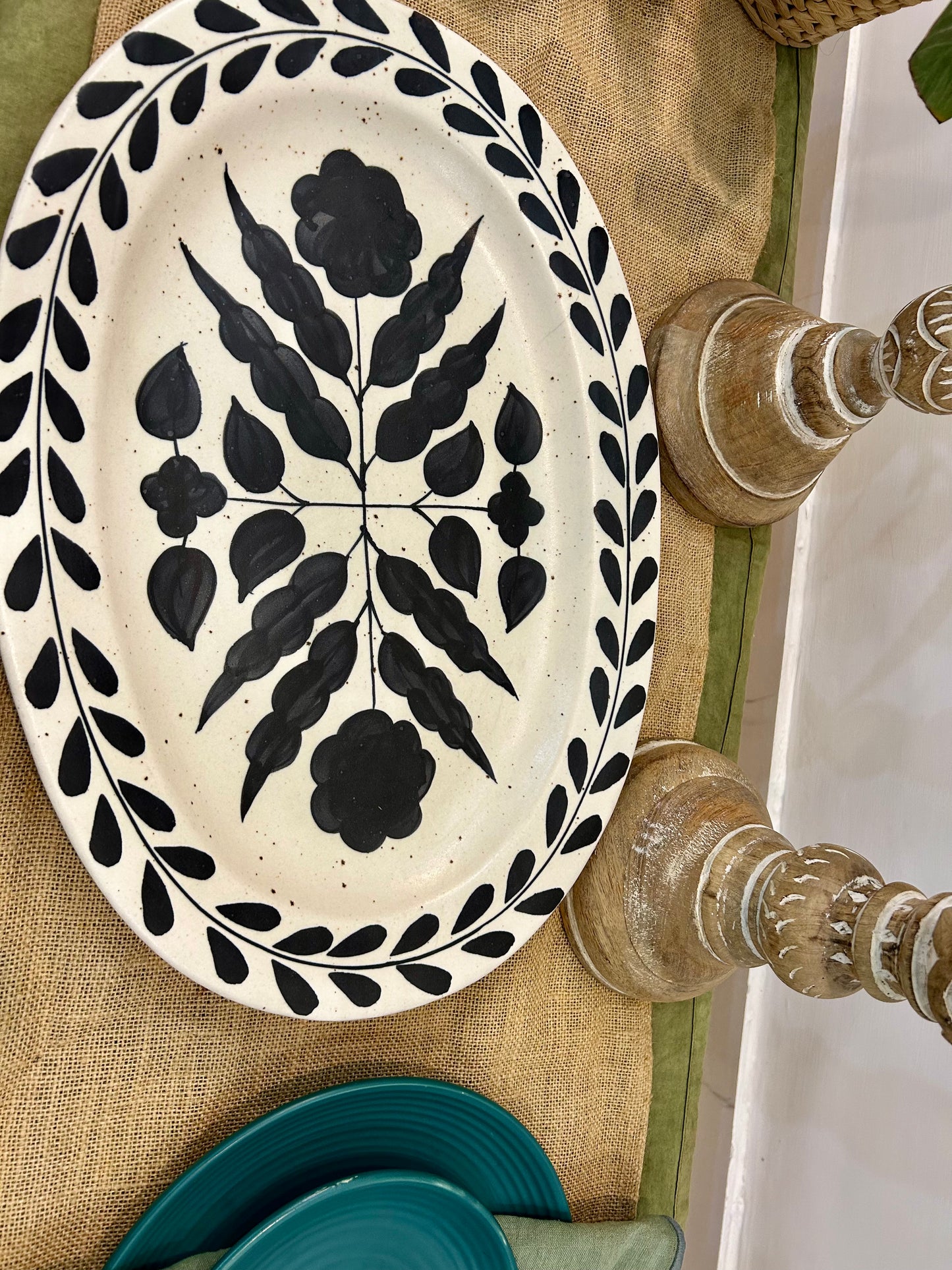 Artisanal Porcelain Cheese Platter